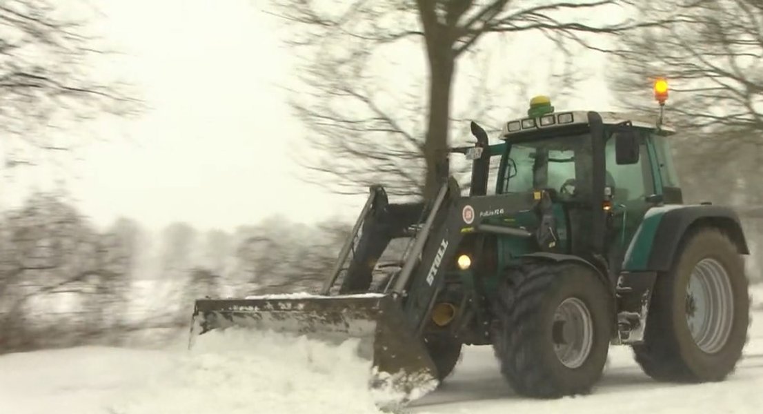 снегопад, Германия, непогода