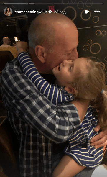 Брюс Уиллис с дочерью