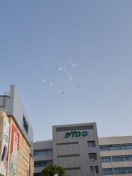 ракеты, перехват, израиль, фото