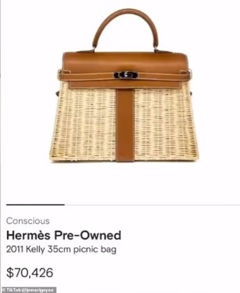 сумка за 70к долларов