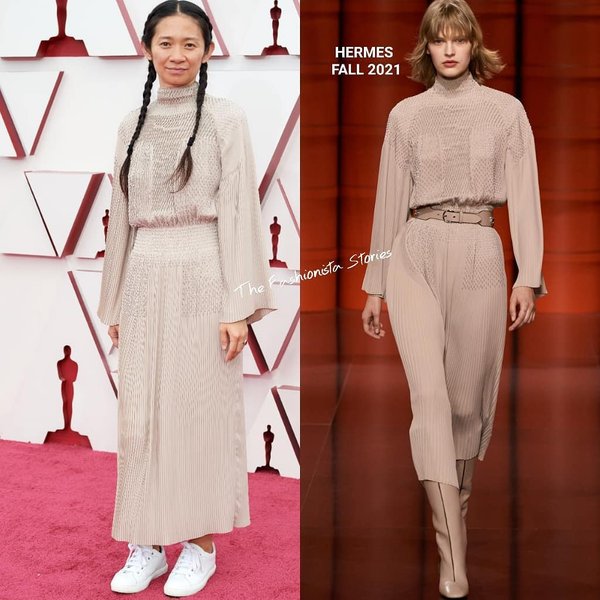 Хлоя Чжао, наряд, Оскар