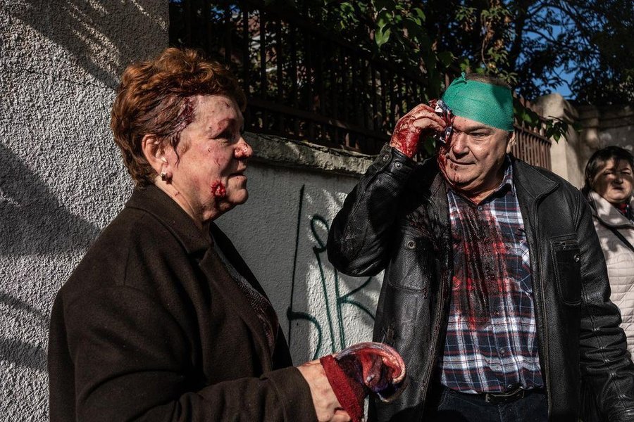 Последствия обстрелов в украинских городах