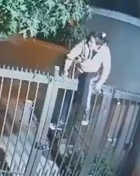 Разбойник, жена останала без панталони Грабител, жена останала без панталони, искала да открадне кола, оставени дрехи на оградата, висят на оградата