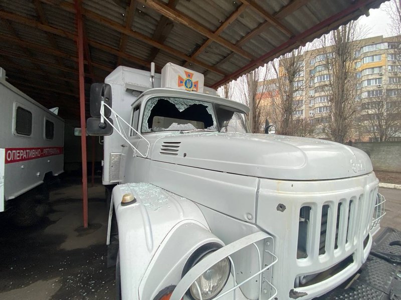 пожарная часть херсон обстрел