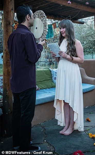 свадьба, американка, женилась на себе