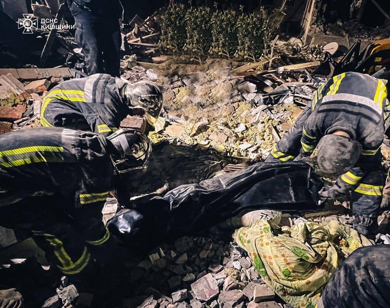 Ракетний удар по Київській області