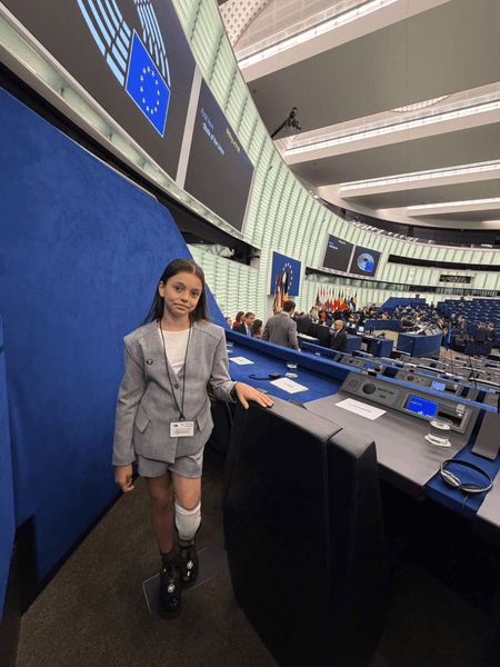 Саша Паскаль у Європарламенті в Страсбурзі