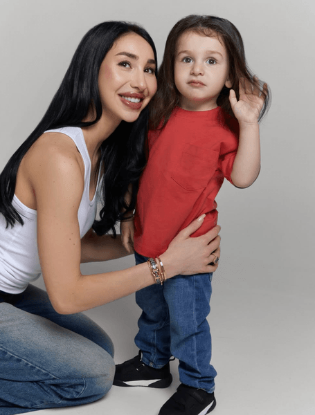 Эсти Рогова с сыном