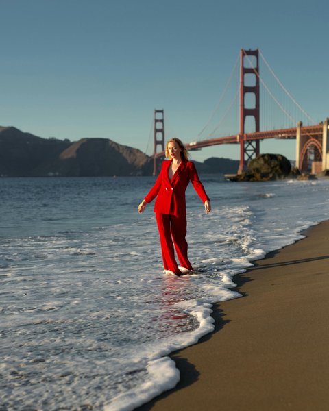 красный, мода, тренд