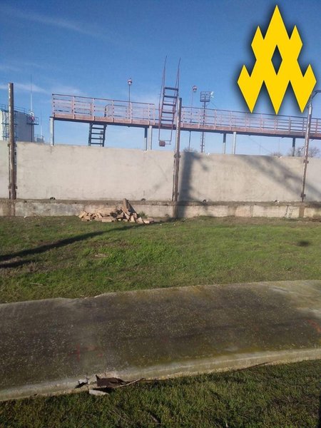 Железнодорожная станция в Октябрьском, Крым, ВС РФ