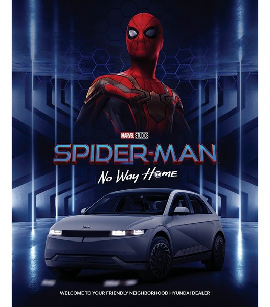 Hyundai Ioniq 5, авто Спайдермена, електромобіль Hyundai Ioniq 5, новий Hyundai Ioniq 5
