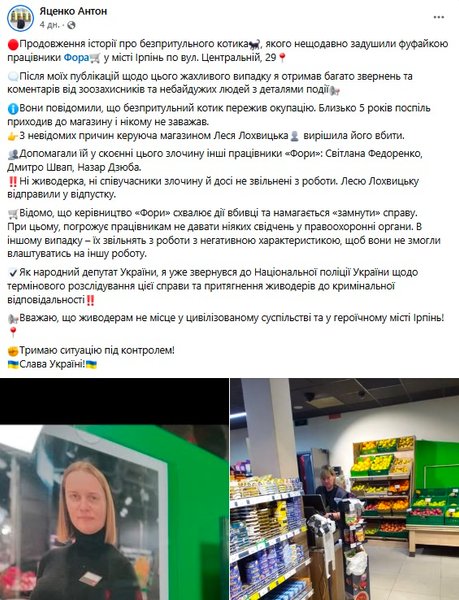 Полиция расследует убийство кота в Ирпене
