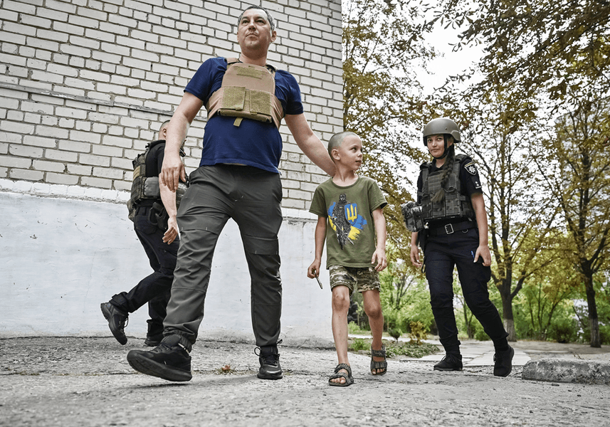 Евакуація дітей із Запорізької області