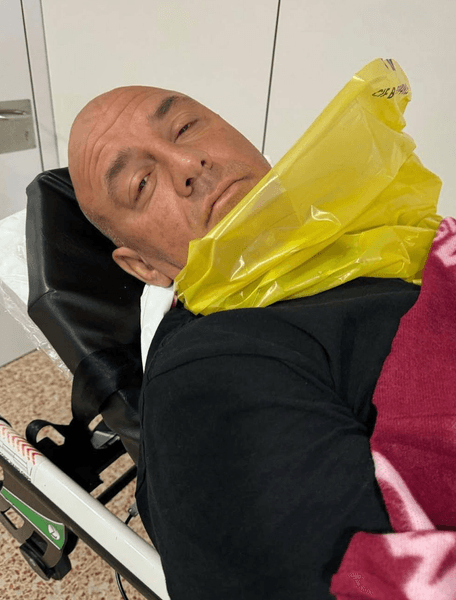 Потап в больнице