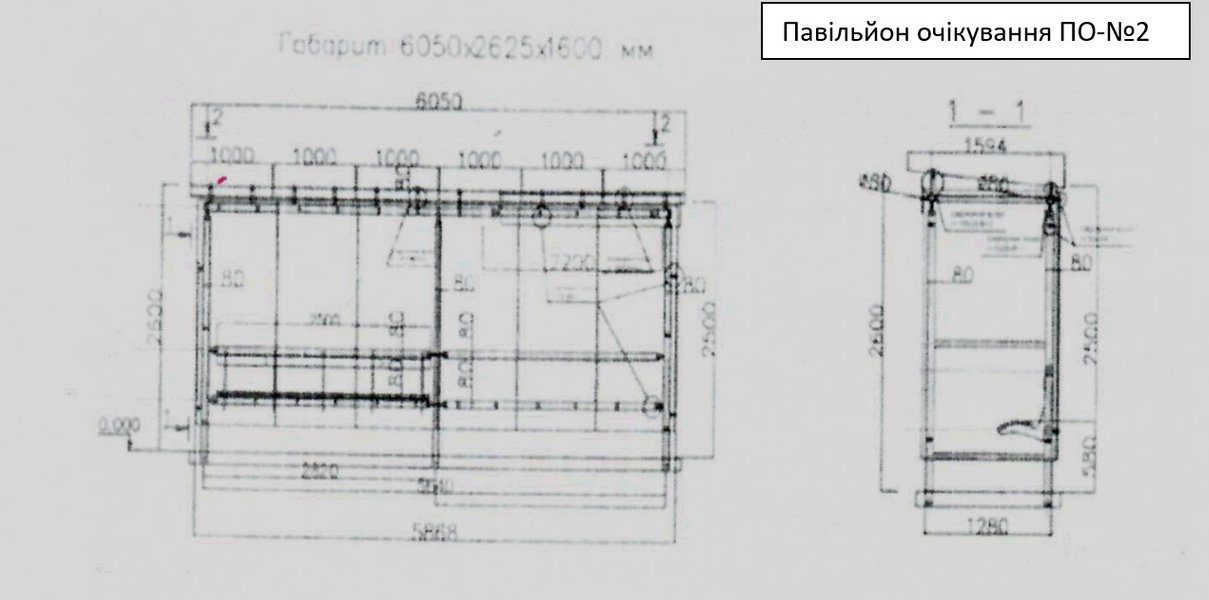 Чертеж павильона №2 в Киеве
