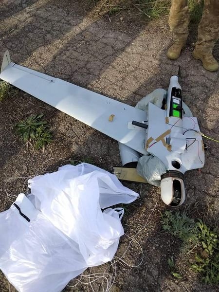 Знищені російські безпілотники.