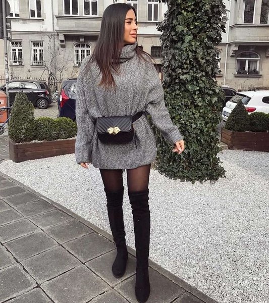 платье свитер, модный свитер, тренды 2022