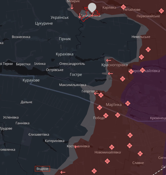 Карта бойових дій ситуація на фронті, новини з фронту, карта бойових дій, DeepState