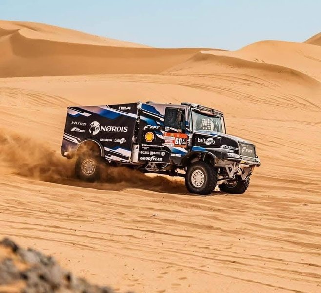 Вайдотас Зала В зачете грузовиков выиграл экипаж Вайдотаса Зала на Iveco