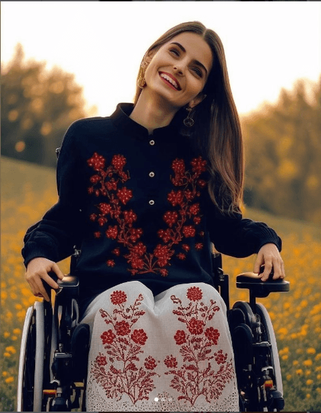 В коллекции Полины Редчик — модели с украинским характером