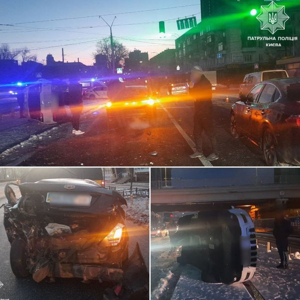 дтп у києві, дтп під повітрофлотським мостом