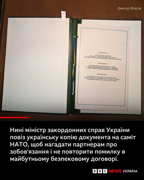 Будапештский меморандум, первая страница, гарантии Украины