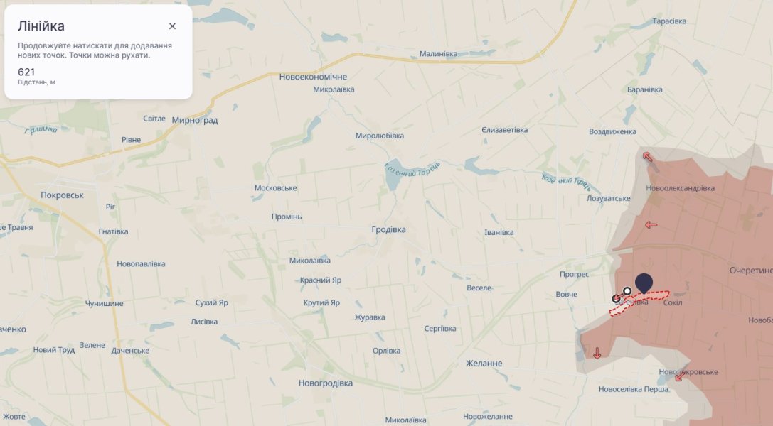 ситуація біля Євгенівки 8 липня Бої на сході, 8 липня, карта, Євгенівка, Покровськ