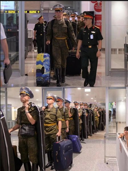 российские солдаты пекин