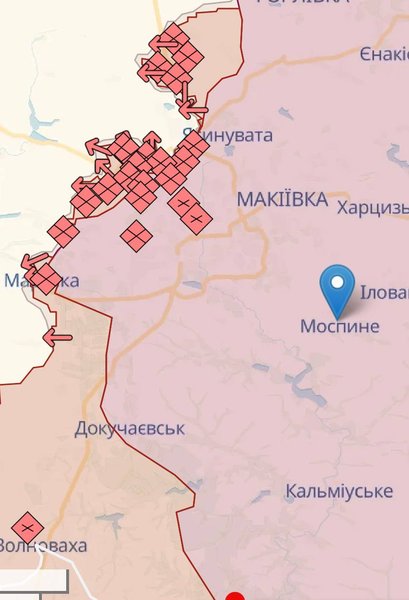 карта Моспине