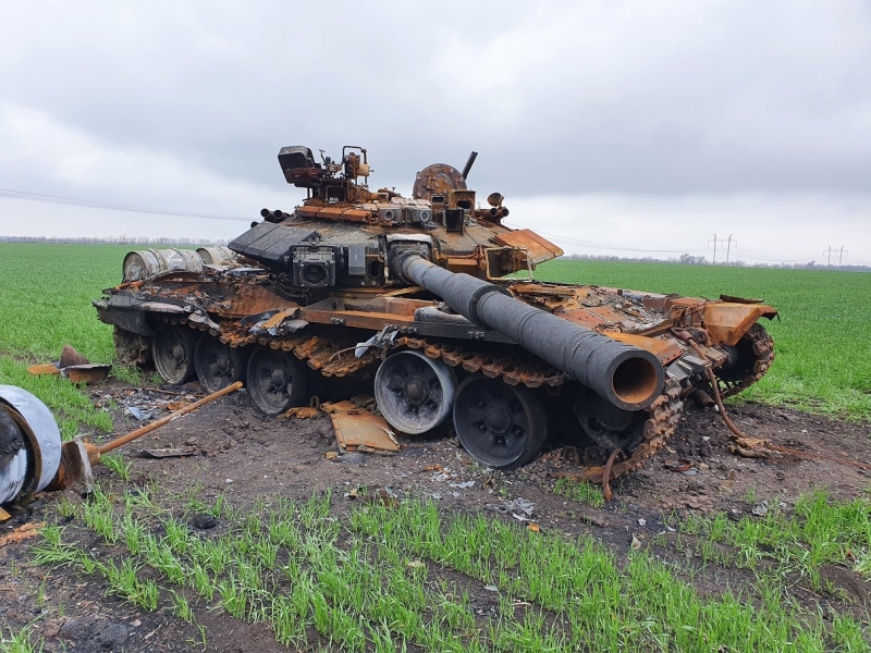 Т-90, танк Т-90, російський танк, знищений танк Т-90