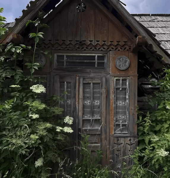 Хата в селі на Буковині