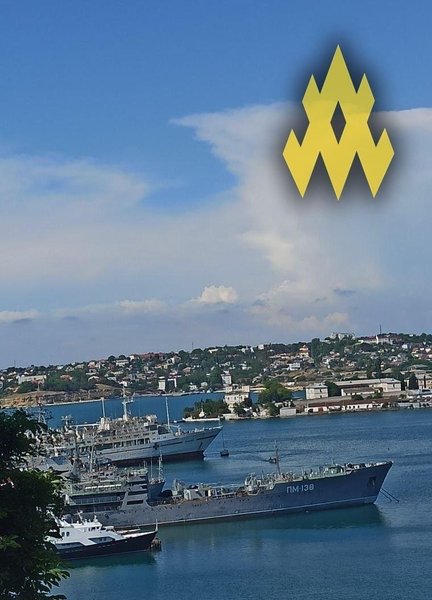 Партизаны зафиксировали корабли Черноморского флота РФ в Севастополе