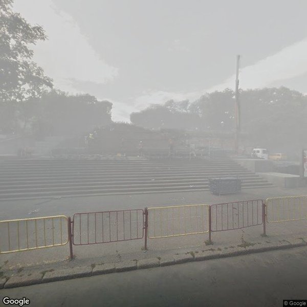 Зображення смогу біля Потьомкінських сходів в Одесі