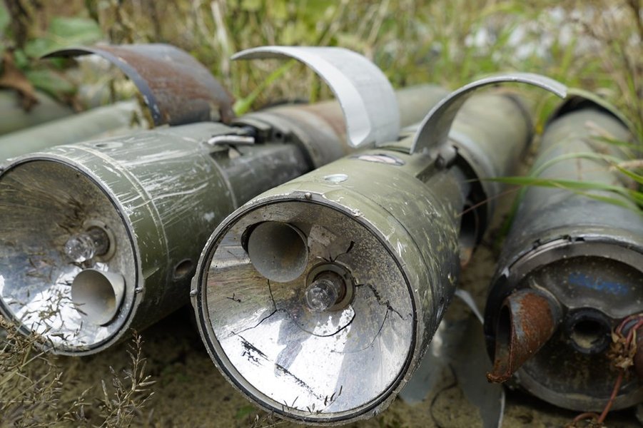 Осколки, склад, армия РФ, Харьков, фото