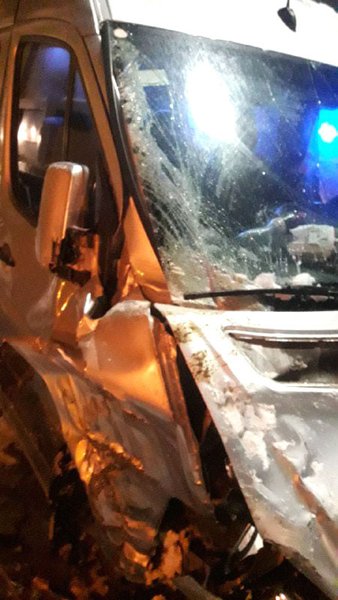 Снегопад, Ровенская область, Полиция, ДТП, Маршрутка, Киев-Чоп