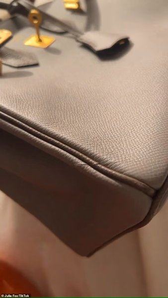 джулия фокс, сумка биркин, сумка ерме биркин, Hermes Birkin, нападение