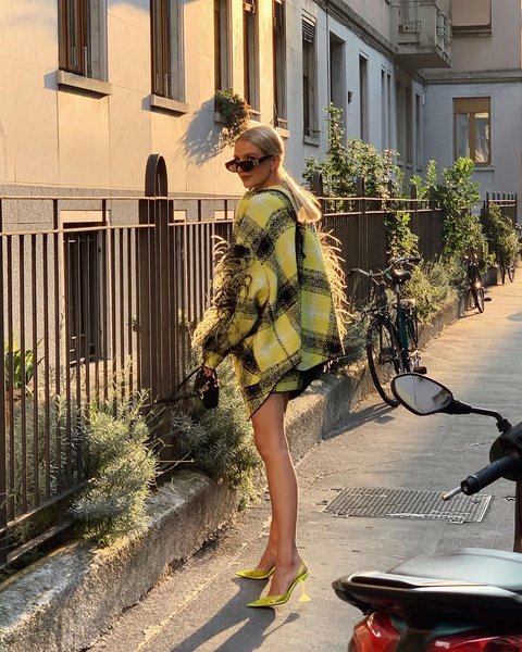 тренды инстаграма, узоры, клетка, образы для инстаграма