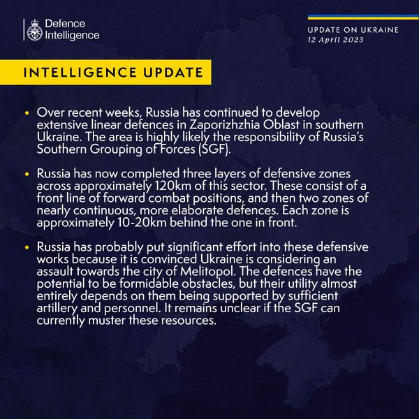 британская разведка об обороне мелитополя