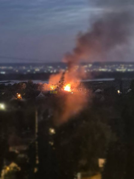 пожежа в Енгельсі після атаки дронів 16 липня