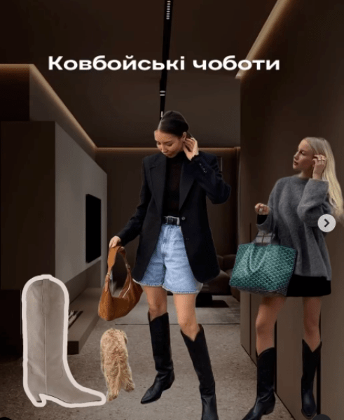 ковбойские сапоги обувь, обувь на осень 2023, модная обувь