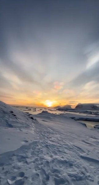 стратосферные облака над станцией  Наука об облаках, стратосферные облака, Академик Вернадский, Антарктика, стратосферные облака