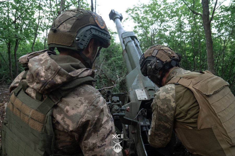 Кадри бойової роботи українського розрахунку "Нона-К"