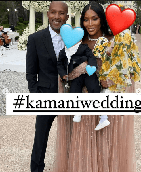 Наоми Кэмпбелл с детьми