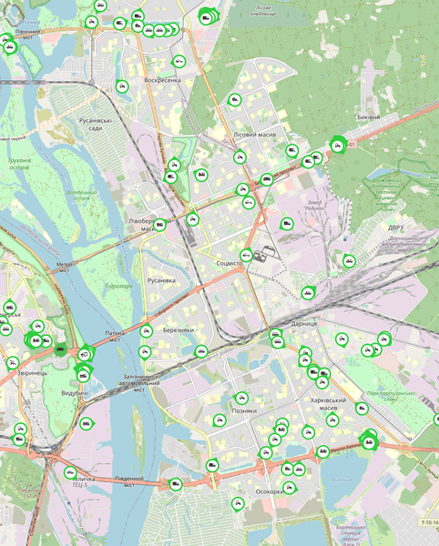 пробки в киеве, уброрка снега