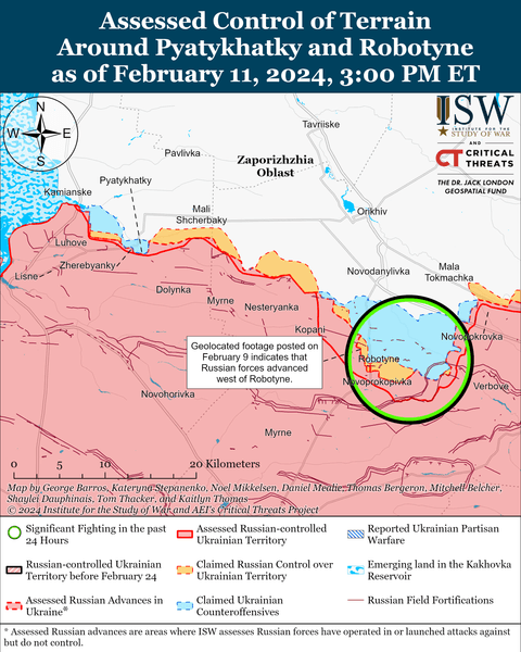 запорізький напрямок, Работине, Вербове
