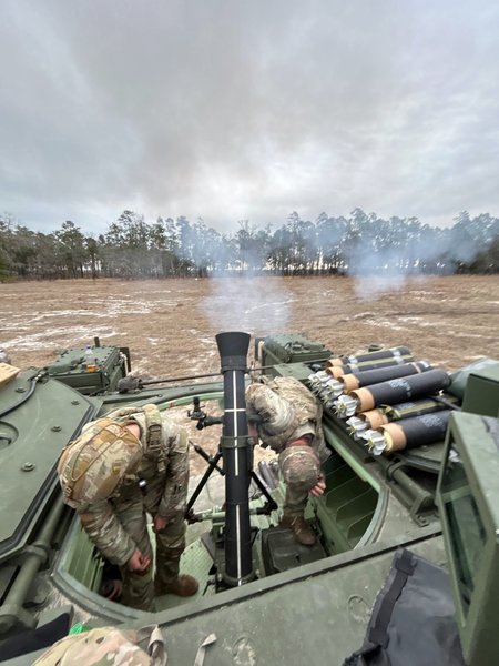 миномет AMPV M1287