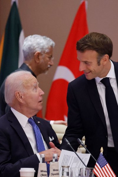 Джо Байден, Емманюель Макрон, Президент Франції, виступ Макрона, Макрон про США, Макрон про Європу, загибель Європи, смерть Європи, головні тези виступу Макрона