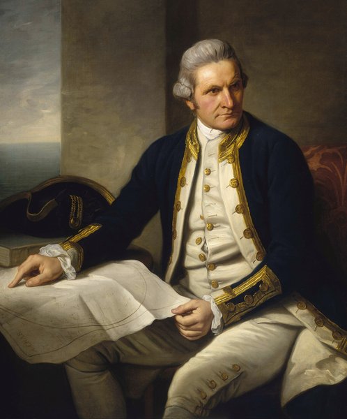 джеймс кук, корабль джеймса кука, знаменитые мореплаватели, капитан кук