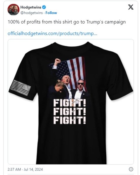 футболки Трамп замах на Трампа футболки