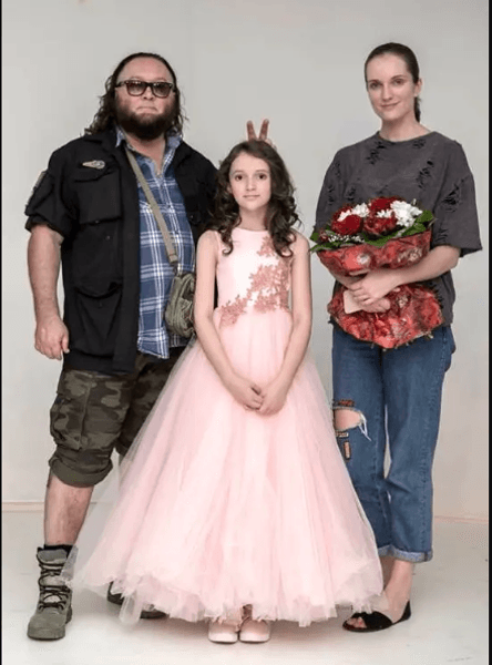 Егор Зайцев с дочерью